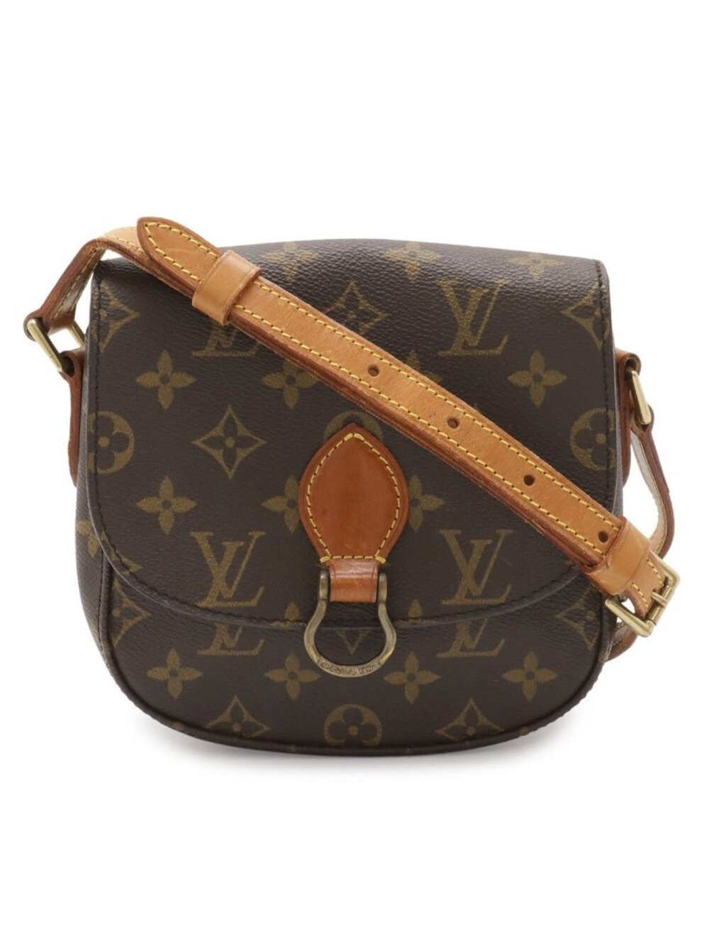 Louis Vuitton Monogram Mini Saint Cloud Shoulder Bag Pochette